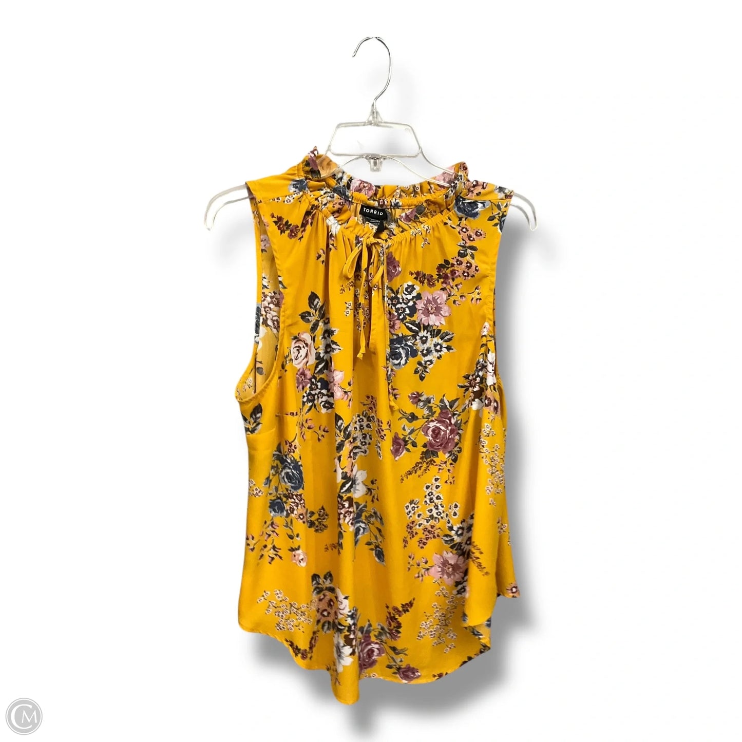 Blouse 3/4 Sleeve By Torrid In Floral Print, Size: 2x