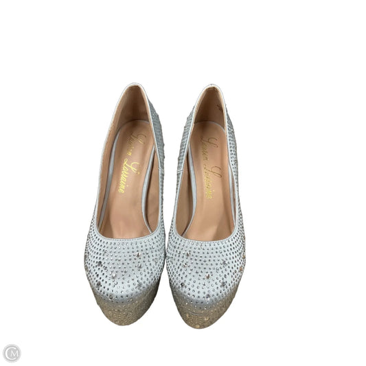Shoes Heels Stiletto By Cmb In Silver, Size: 7