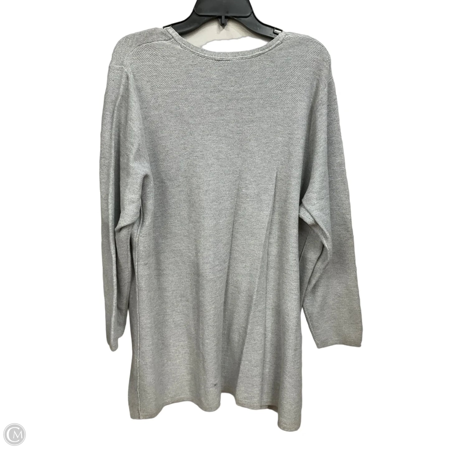 Tunic 3/4 Sleeve By J. Jill In Grey, Size: 3x