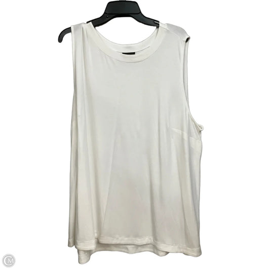 Tank Top By J. Jill In White, Size: 3x