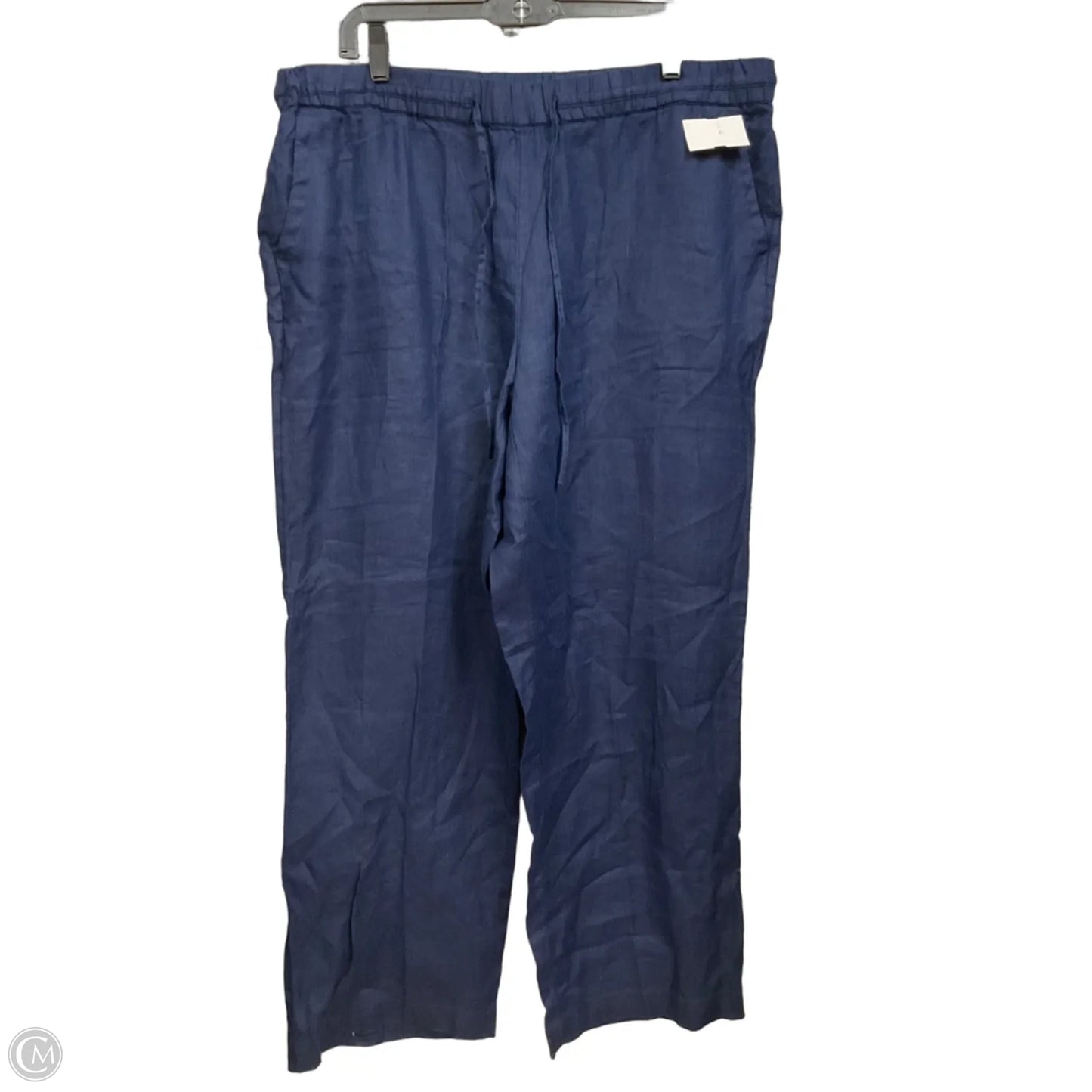 Pants Linen By Charter Club In Navy, Size: 18