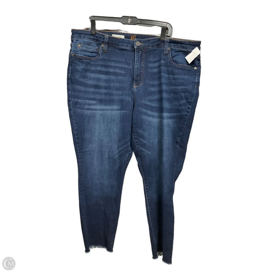 Jeans Skinny By Kut In Blue Denim, Size: 18