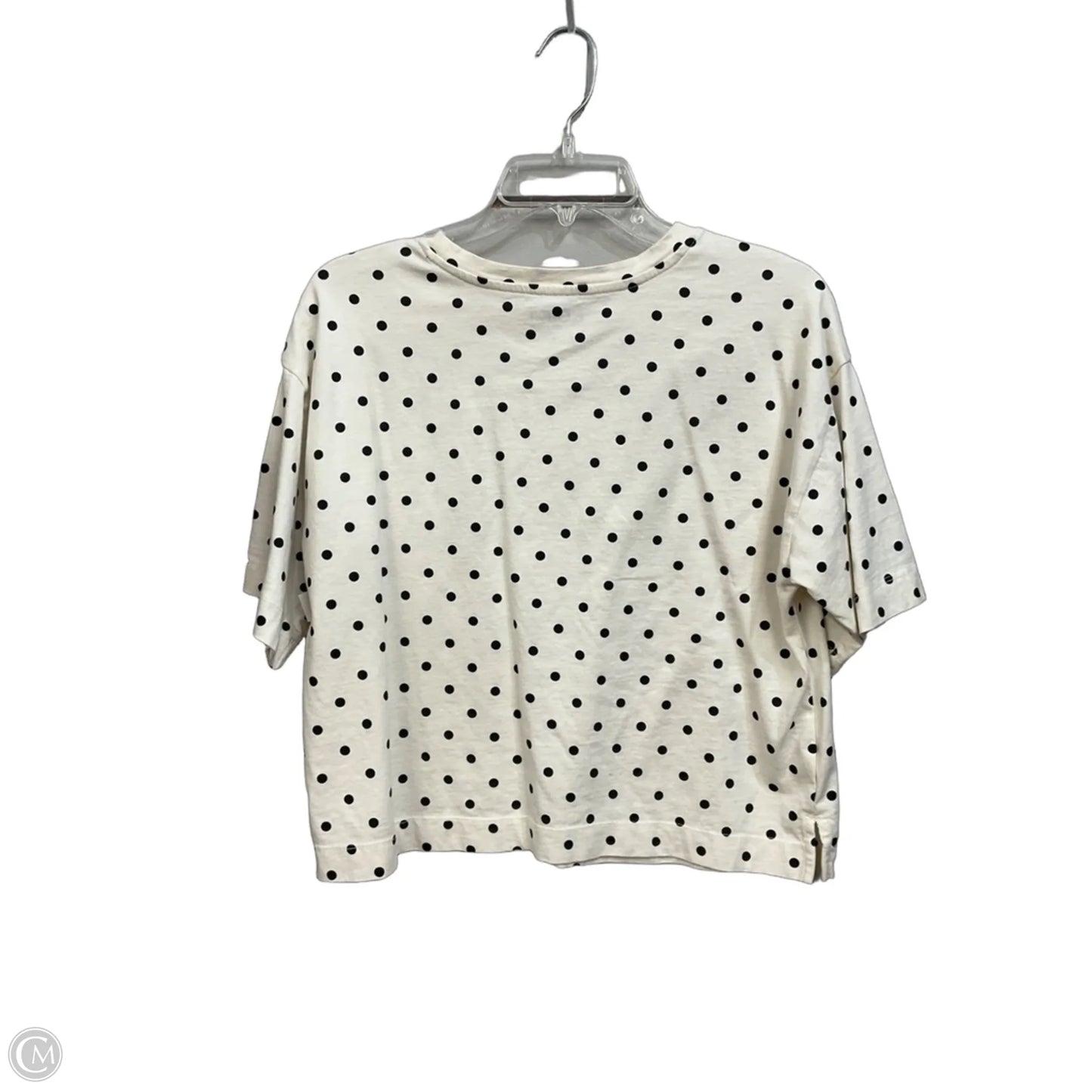 Top Short Sleeve By Loft In Polkadot Pattern, Size: S