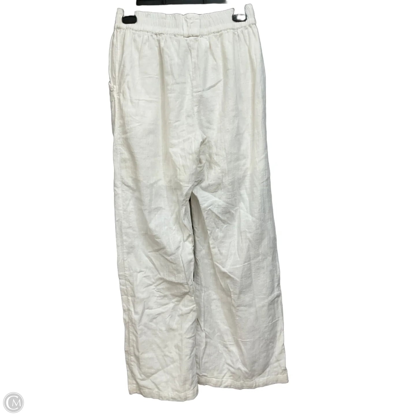 Pants Linen By Clothes Mentor In White, Size: 4