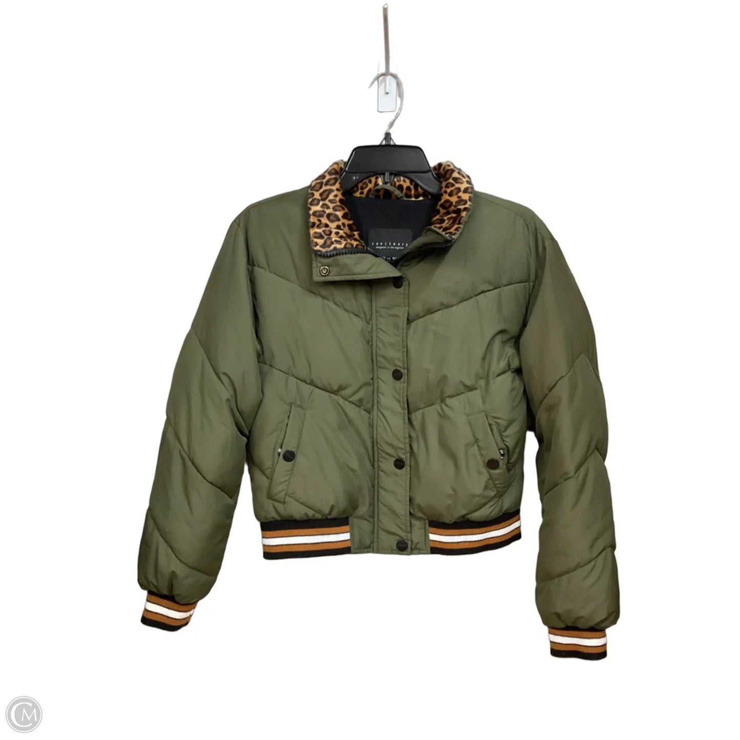 Jacket Puffer & Quilted By Sanctuary In Green, Size: Xs