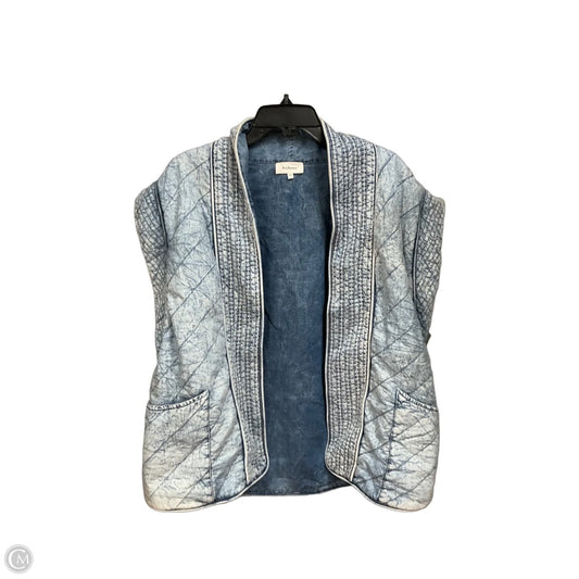 Vest Puffer & Quilted By Bohme In Blue, Size: M