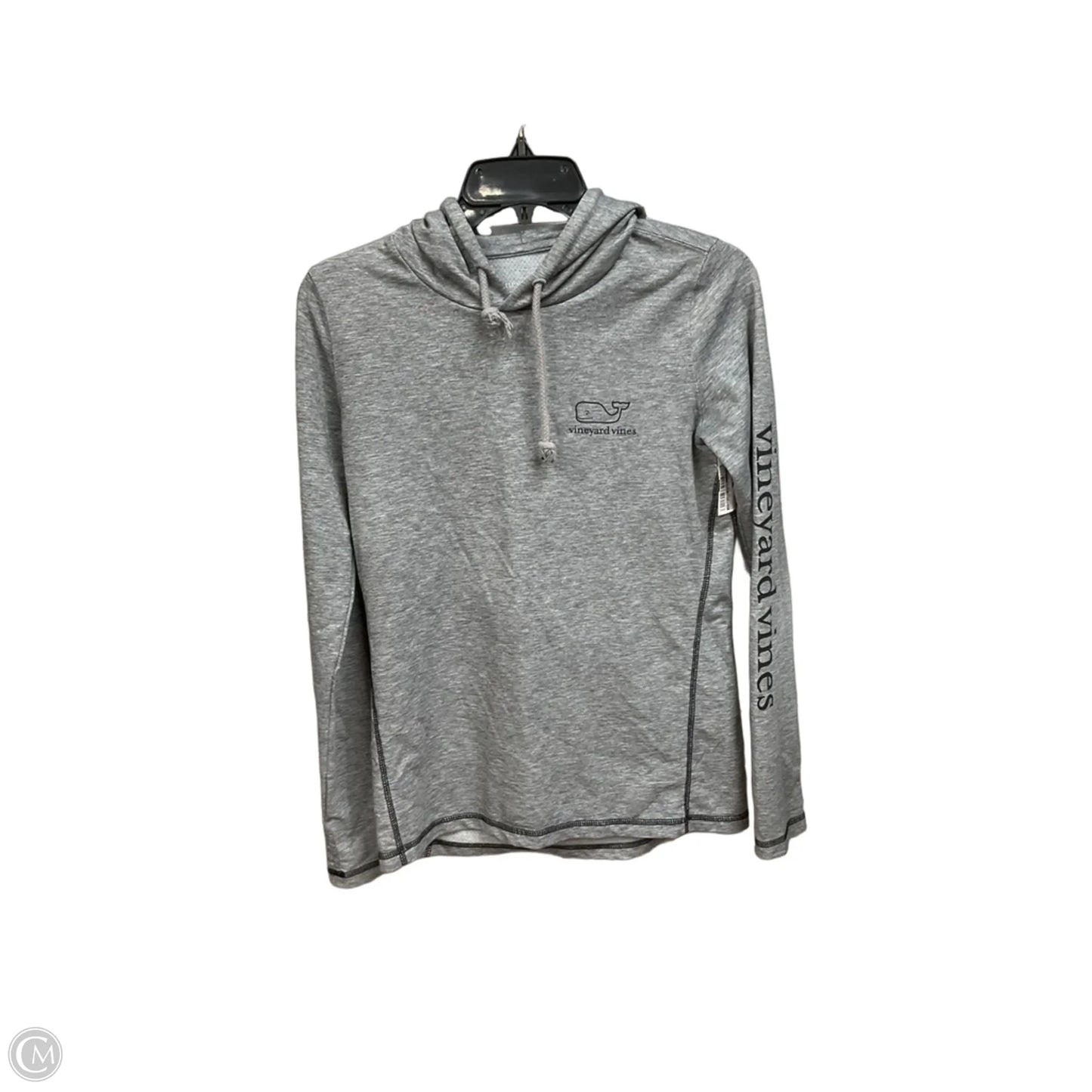 Athletic Top Long Sleeve Hoodie By Vineyard Vines In Grey, Size: Xs