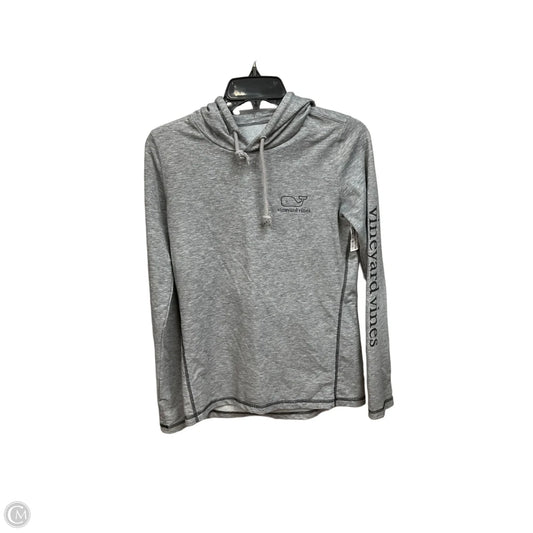 Athletic Top Long Sleeve Hoodie By Vineyard Vines In Grey, Size: Xs