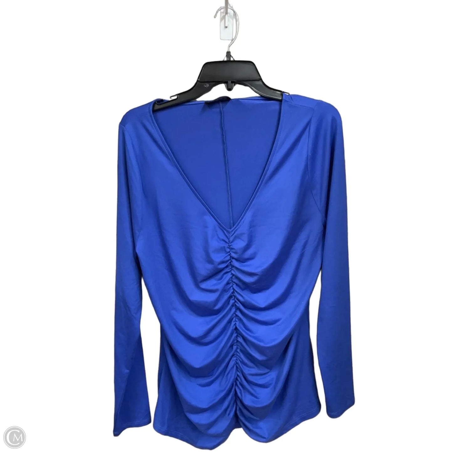 Top Long Sleeve By Lane Bryant In Blue, Size: Xl