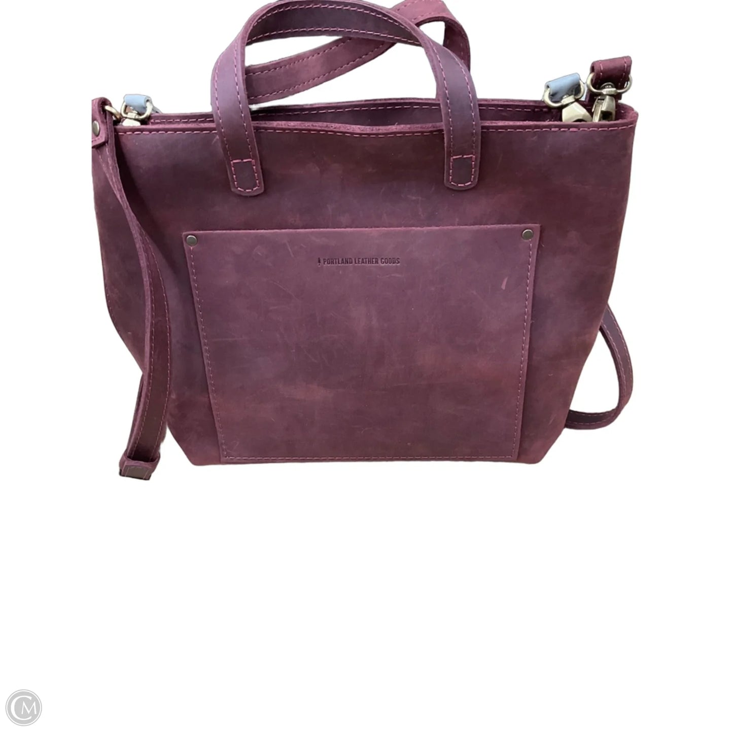 Crossbody Leather By Portland Leather, Size: Medium
