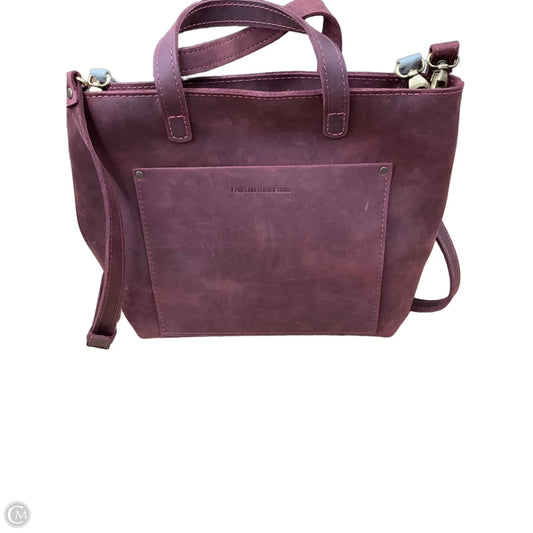 Crossbody Leather By Portland Leather, Size: Medium