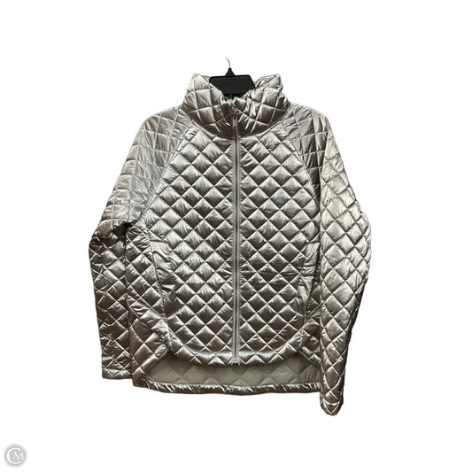 Jacket Puffer & Quilted By Athleta In Silver, Size: S