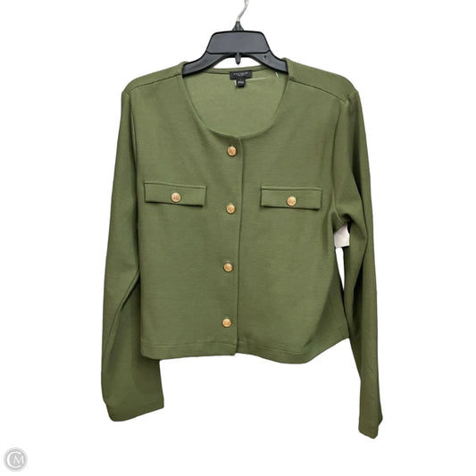 Cardigan By Ann Taylor In Green, Size: L