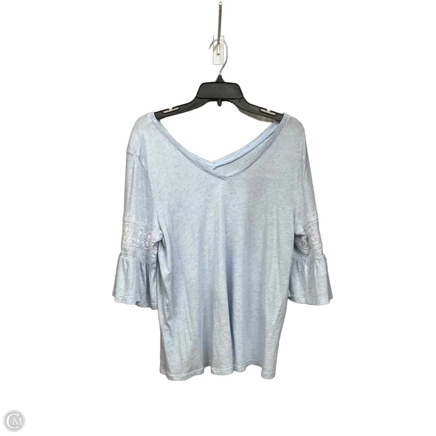 Top 3/4 Sleeve By J. Jill In Blue, Size: Lp