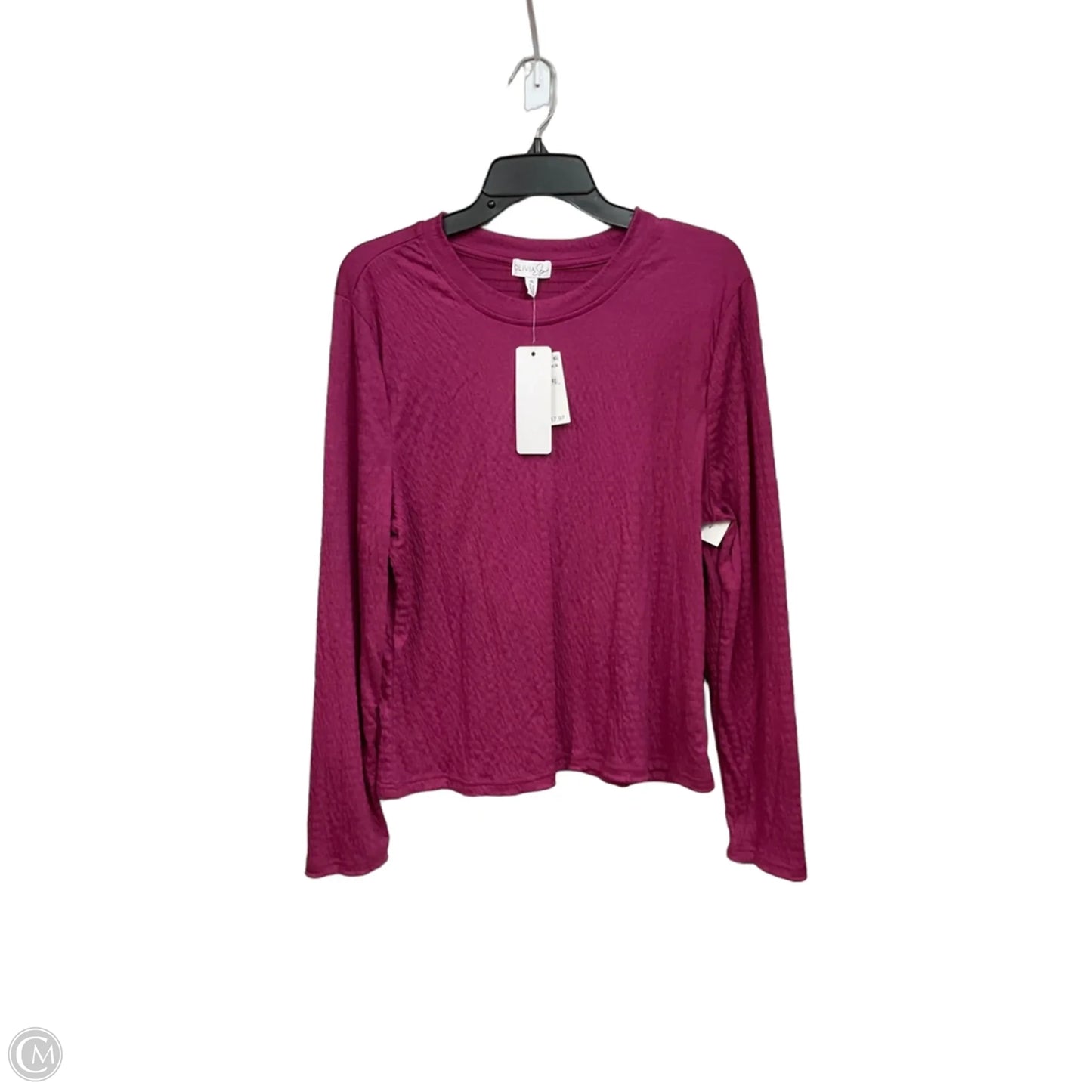 Top Long Sleeve By Olivia Sky In Purple, Size: Xl