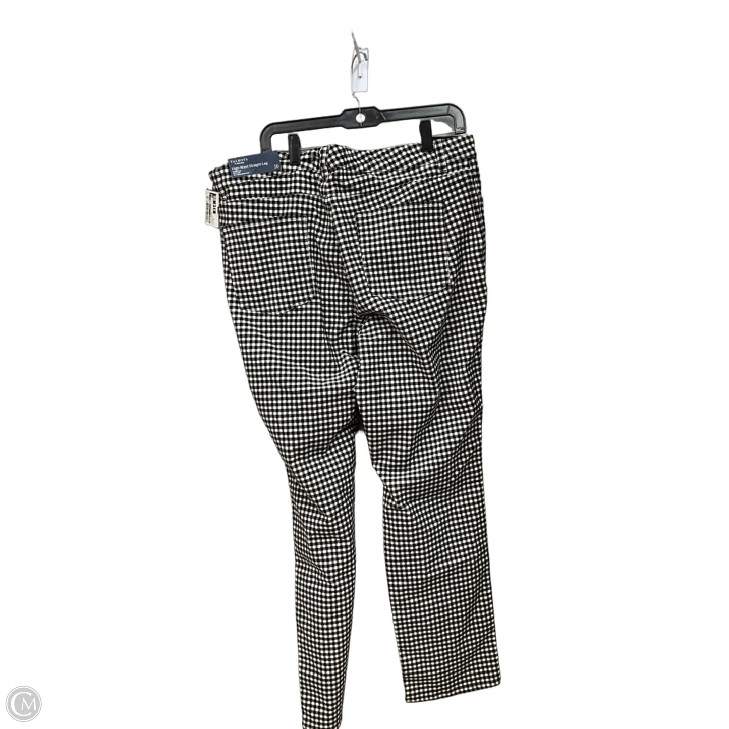 Pants Dress By Talbots In Plaid Pattern, Size: 16