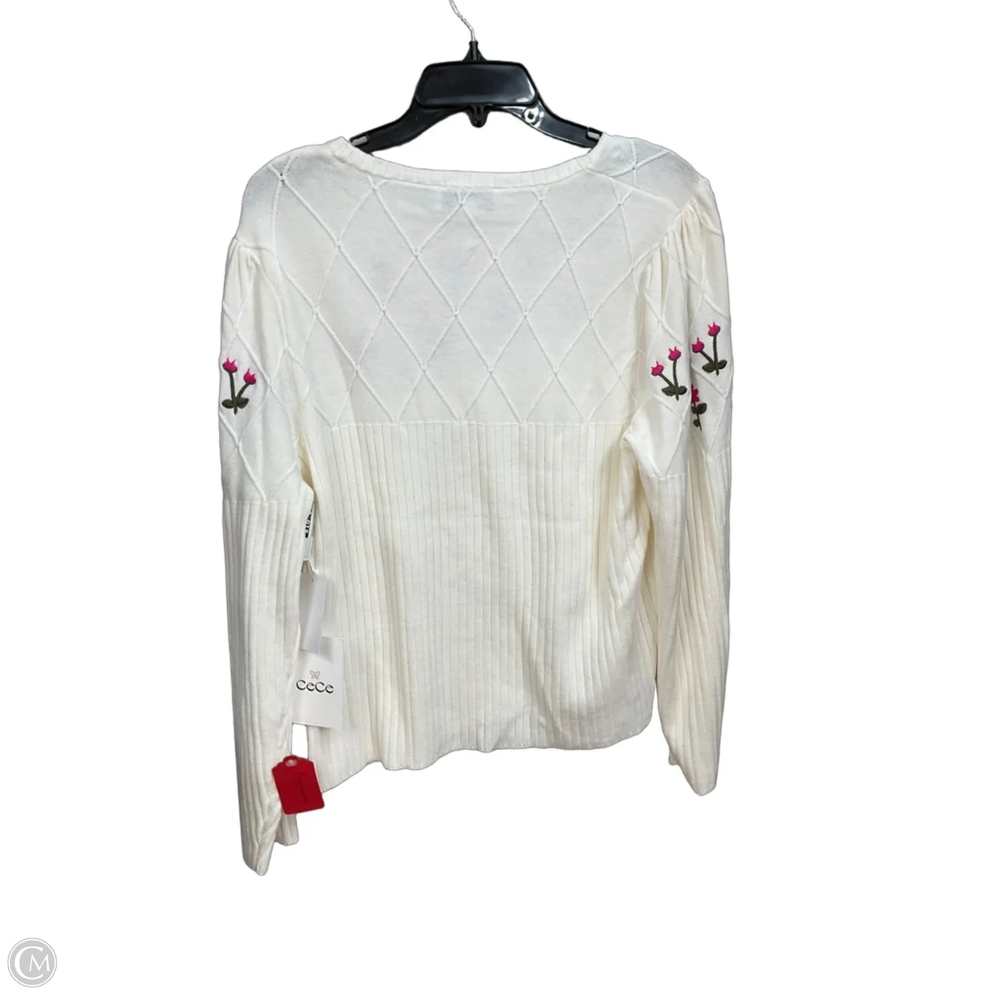 Sweater By Cece In Floral Print, Size: Xl