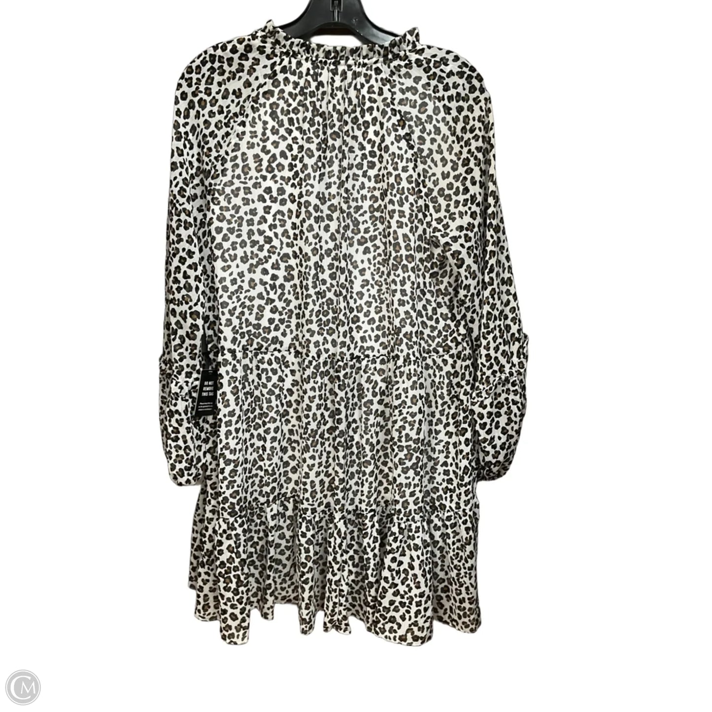 Dress Casual Short By Express In Animal Print, Size: M