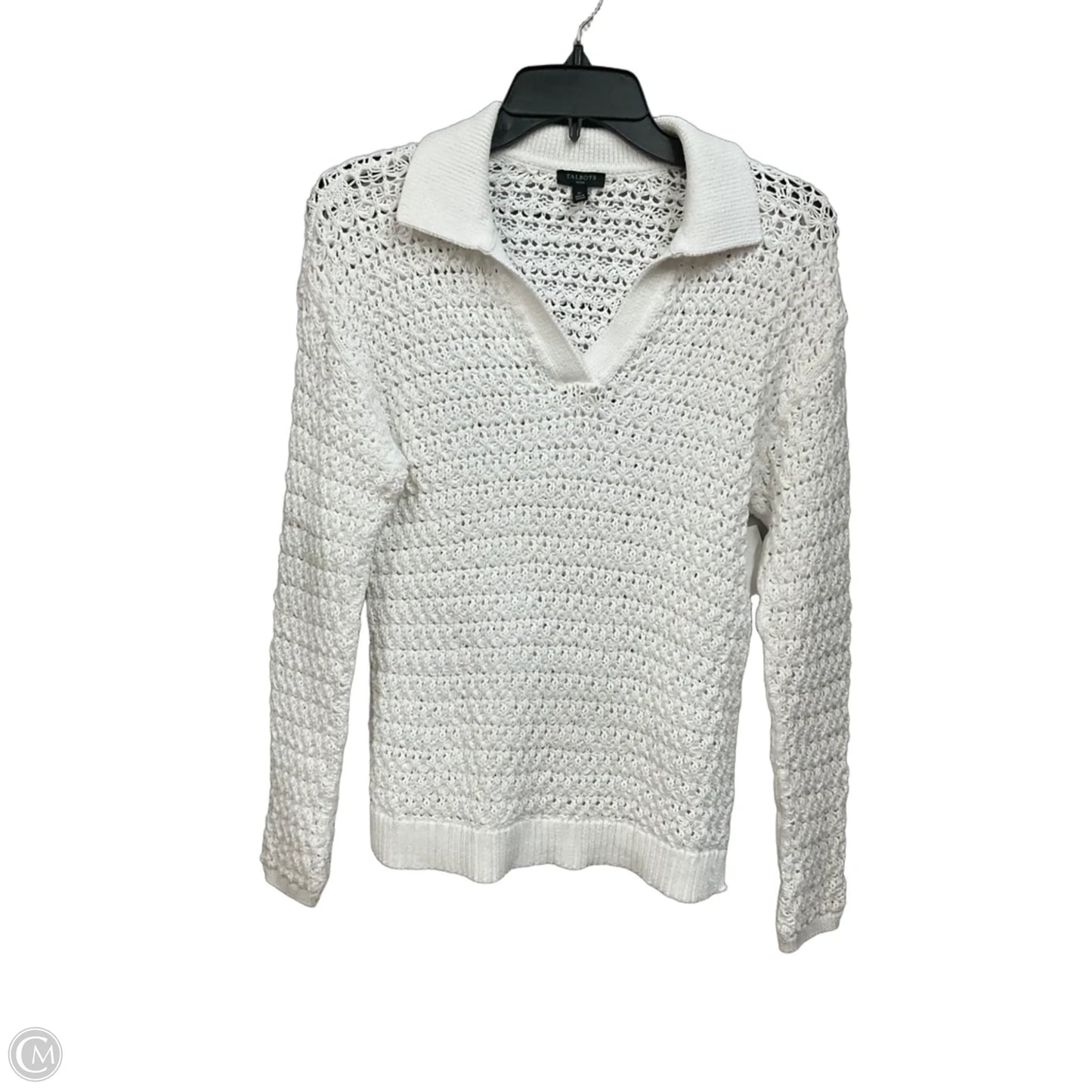 Sweater By Talbots In White, Size: Sp