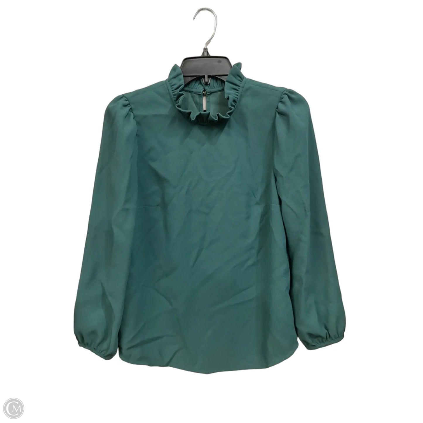Top Long Sleeve By J. Crew In Green, Size: Xs