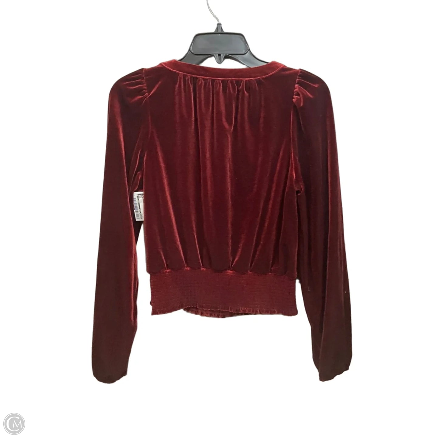 Top Long Sleeve By Gentle Fawn In Red, Size: Xs