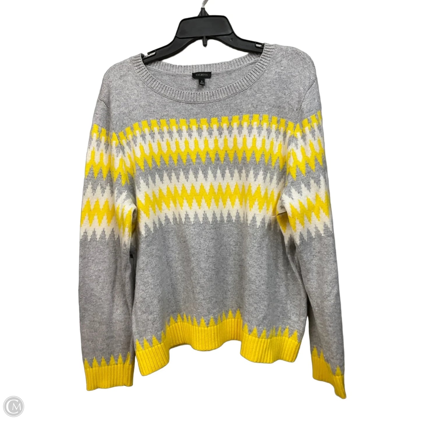 Sweater By Talbots In Striped Pattern, Size: Xl