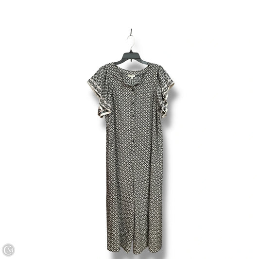 Jumpsuit By Max Studio In Floral Print, Size: Xl