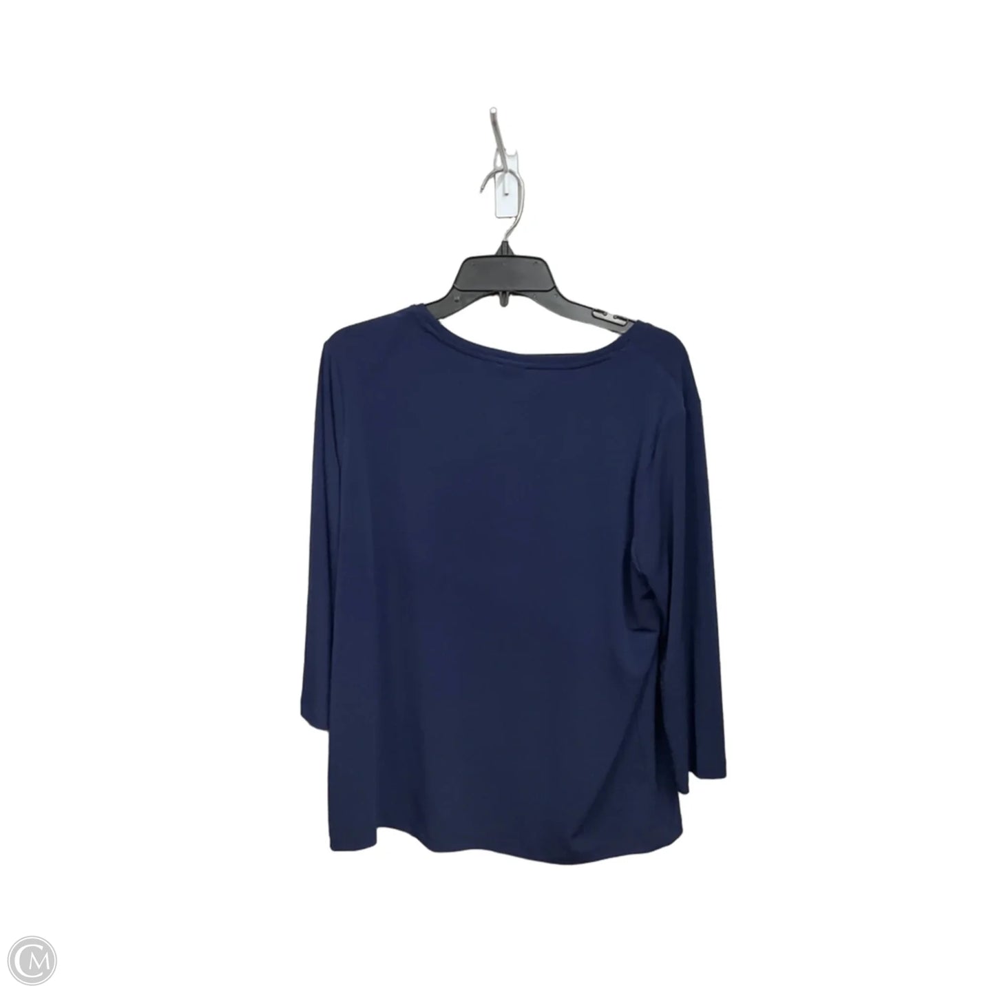 Top Long Sleeve By Chicos In Blue, Size: L