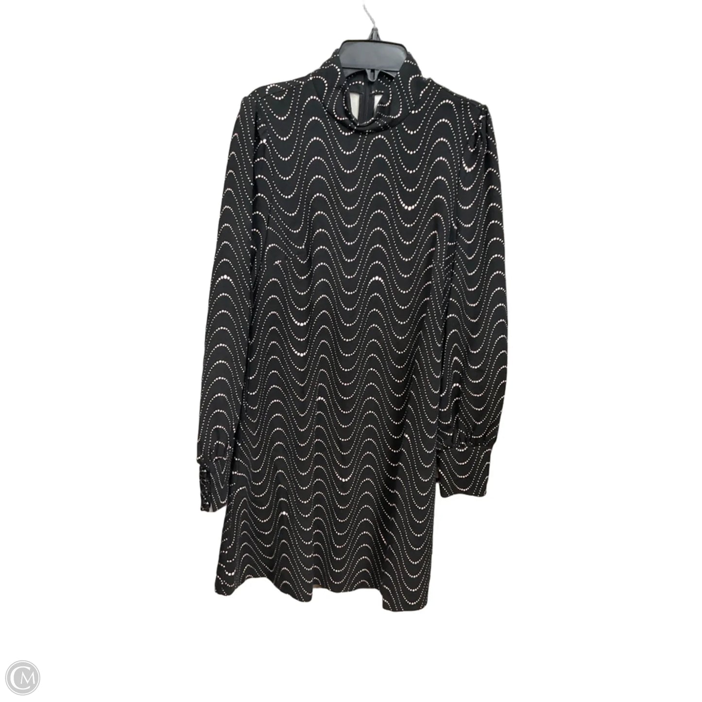 Dress Designer By Kate Spade In Black & Pink, Size: S