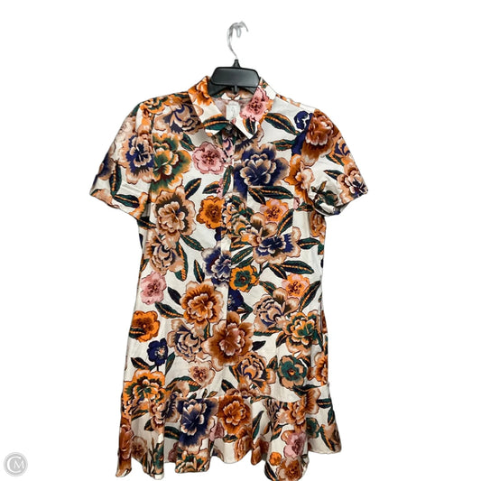 Dress Casual Short By Joie In Floral Print, Size: M