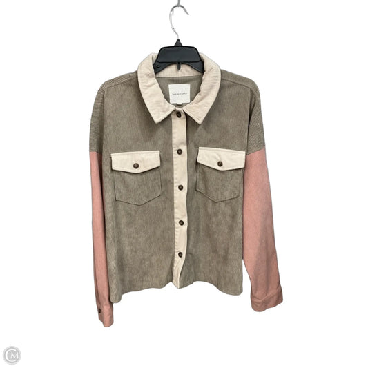 Jacket Shirt By Thread And Supply In Multi-colored, Size: L