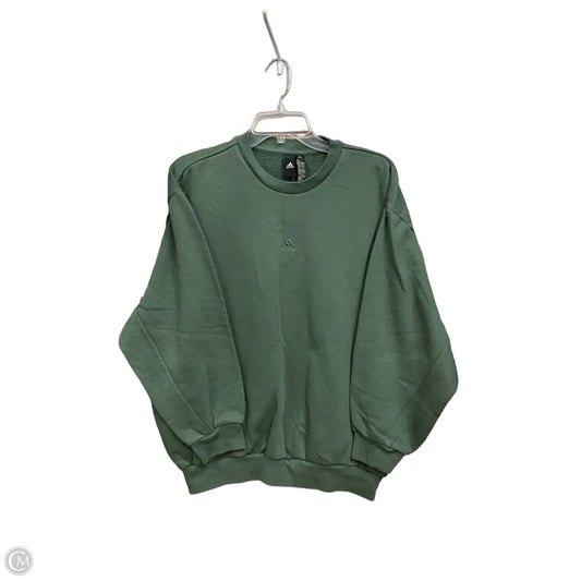Sweatshirt Crewneck By Adidas In Green, Size: Xs