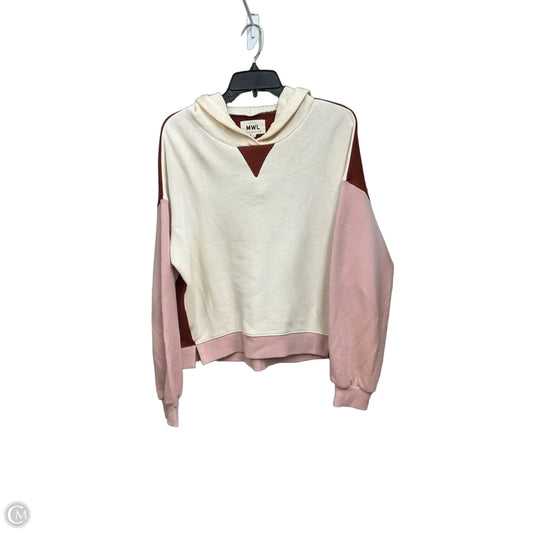 Sweatshirt Hoodie By Madewell In Multi-colored, Size: M