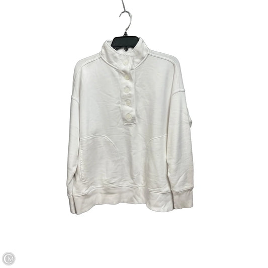 Sweatshirt Collar By Aerie In White, Size: S