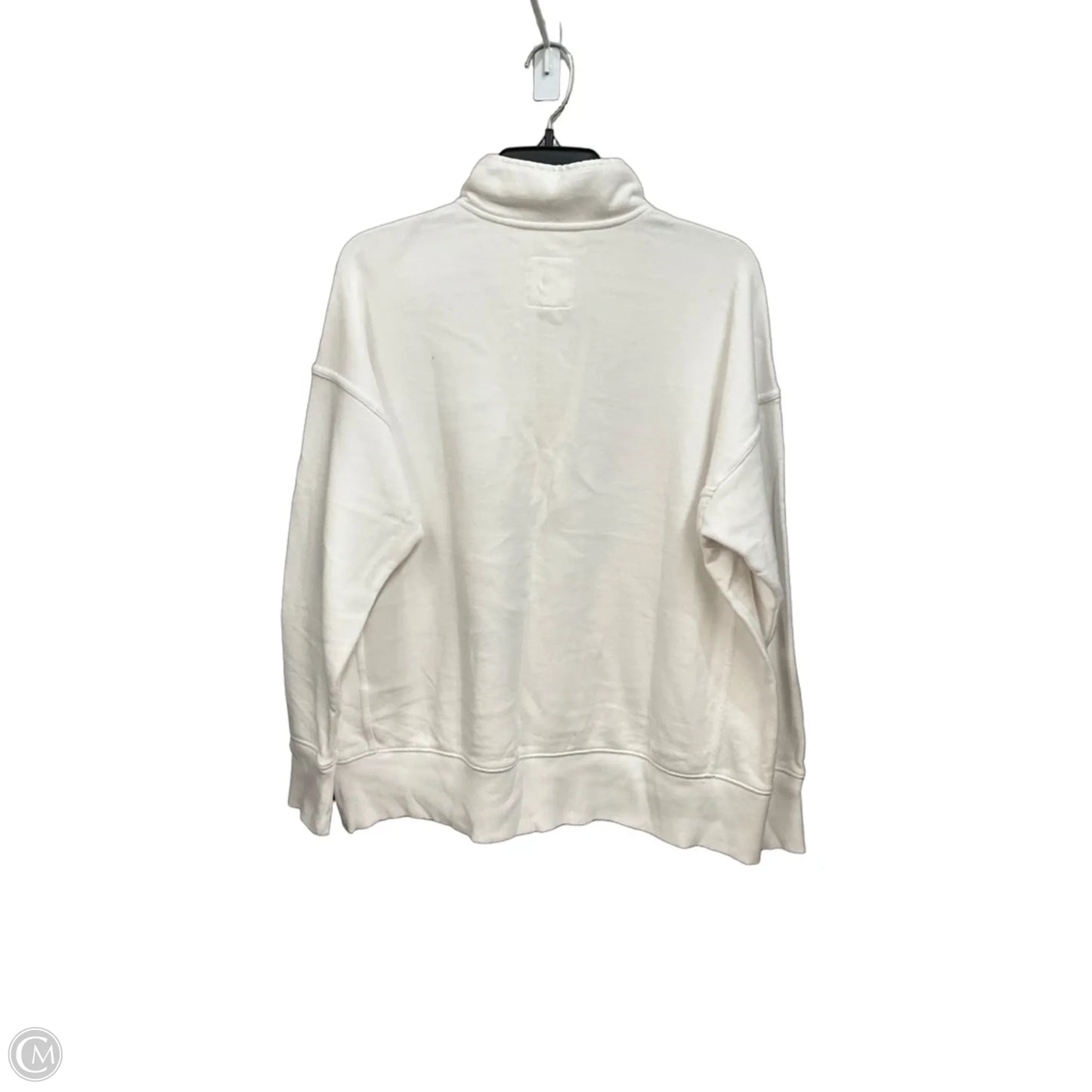 Sweatshirt Collar By Aerie In White, Size: S