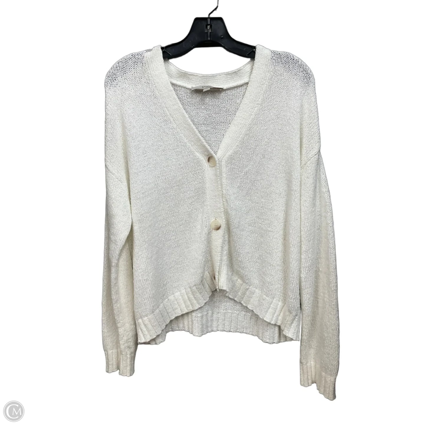 Cardigan By Loft In White, Size: M