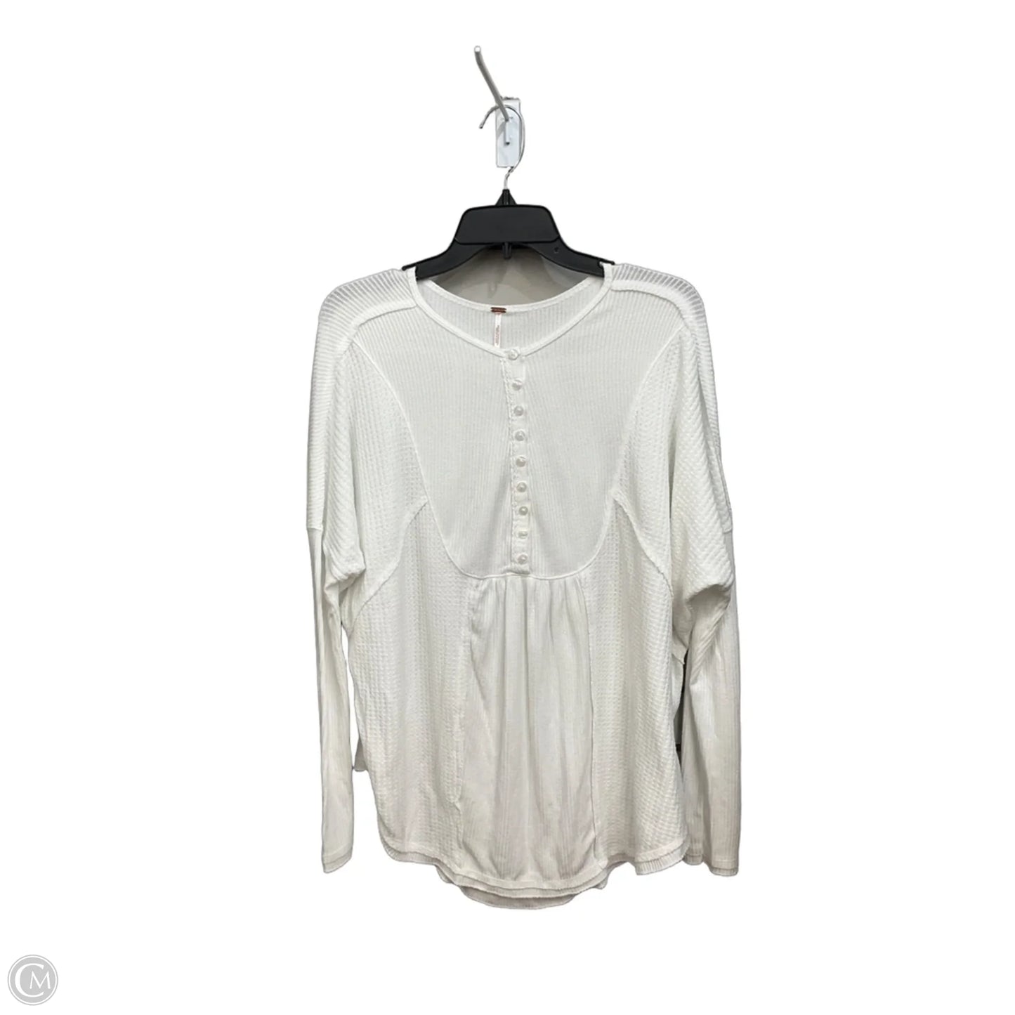 Top Long Sleeve By Free People In White, Size: M