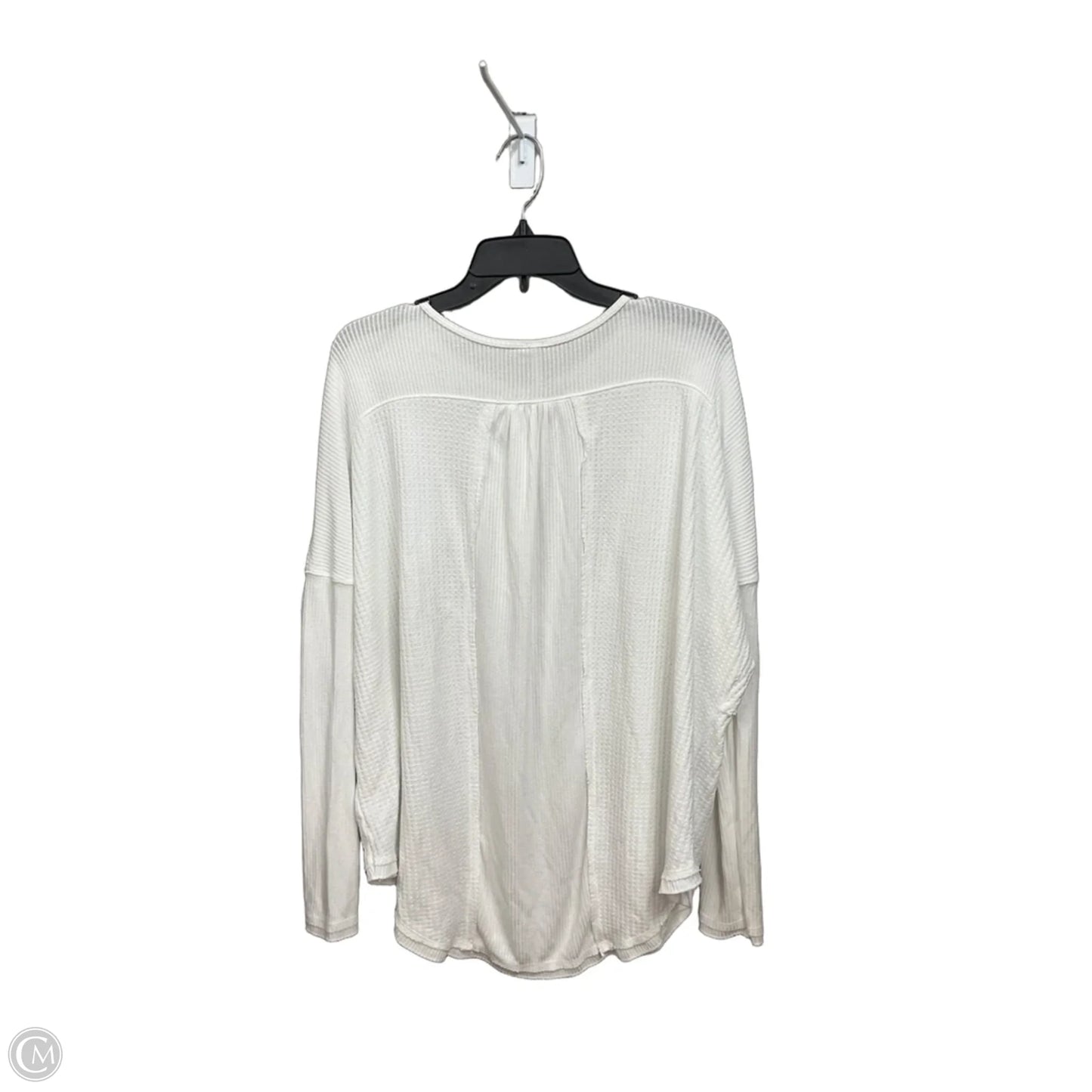 Top Long Sleeve By Free People In White, Size: M