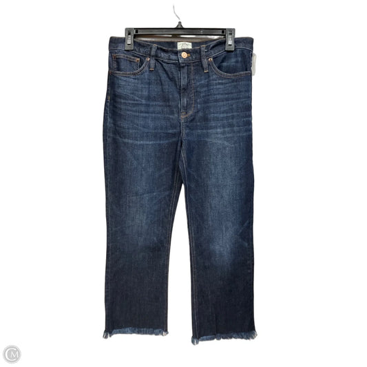 Jeans Straight By J. Crew In Blue Denim, Size: 10