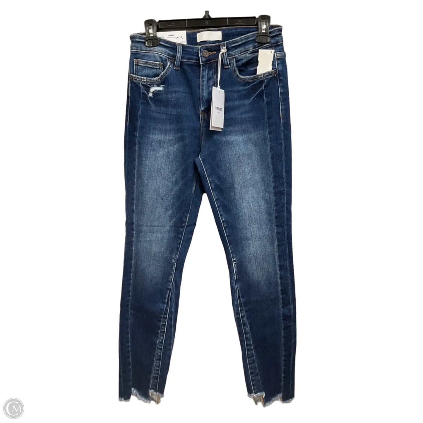 Jeans Skinny By Vervet In Blue Denim, Size: 6