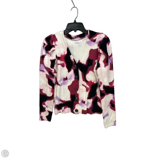 Cardigan By Talbots In Floral Print, Size: Sp