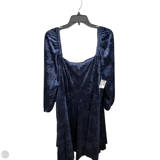 Dress Casual Short By Torrid In Blue, Size: 4x