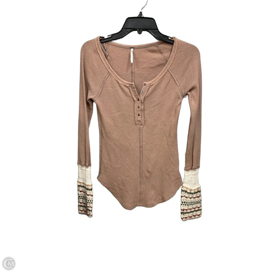 Top Sleeveless By Free People In Floral Print, Size: S