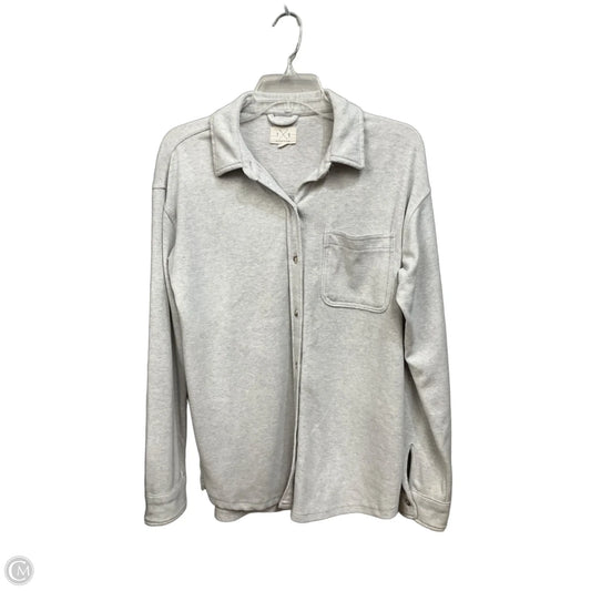 Top Long Sleeve By Thread And Supply In Grey, Size: S