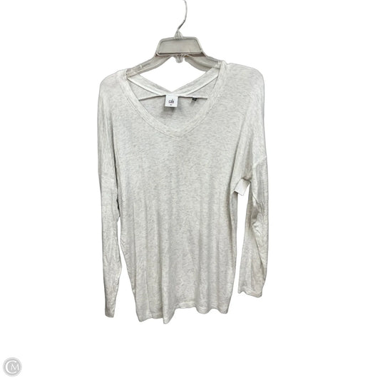 Top Long Sleeve By Cabi In Grey, Size: Xs