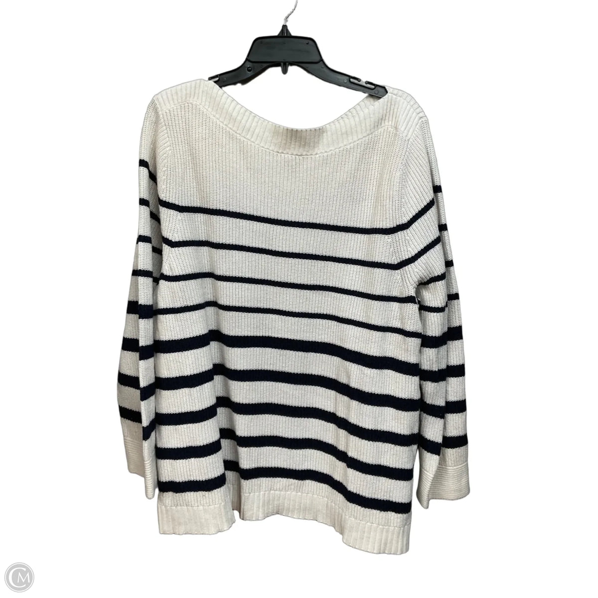 Sweater By Talbots In Striped Pattern, Size: 3x