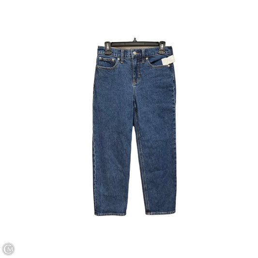 Jeans Straight By J. Crew In Blue Denim, Size: 0p