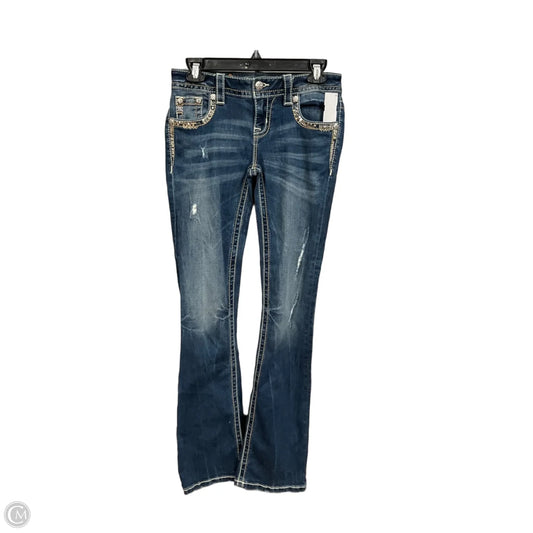 Jeans Boot Cut By Miss Me In Blue Denim, Size: 2