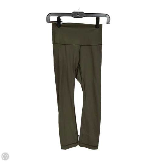 Athletic Leggings By Lululemon In Green, Size: 2