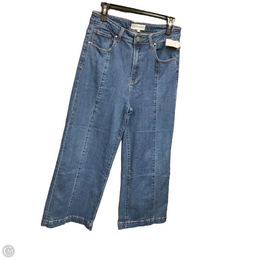 Jeans Wide Leg By Risen In Blue Denim, Size: 10